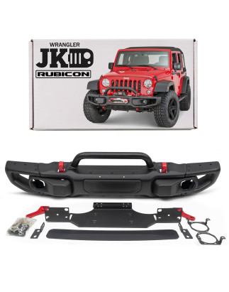 JEEP WRANGLER JK PARAURTI ANTERIORE RUBICON 10TH ANNIVERSARY CON TUBO KIT ESTETICO PER JL (Cod. AP-F