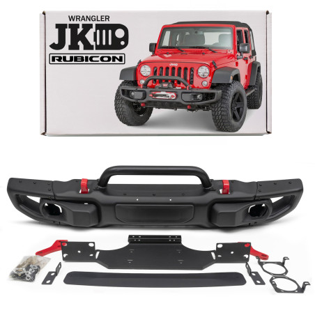 JEEP WRANGLER JK PARAURTI ANTERIORE RUBICON 10TH ANNIVERSARY CON TUBO KIT ESTETICO PER JL (Cod. AP-F