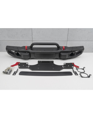 JEEP WRANGLER JK PARAURTI ANTERIORE RUBICON 10TH ANNIVERSARY CON TUBO KIT ESTETICO PER JL (Cod. AP-F