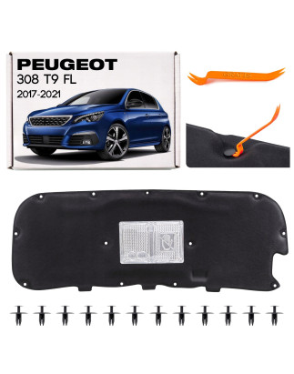 PEUGEOT 308 II T9 FL 2017-2021 PANNELLO FONOASSORBENTE COFANO 9818410380 (Cod. AP-2520-1554C_A4x4)