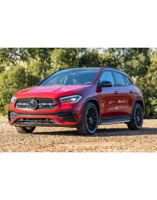 MERCEDES GLA H247 2020+ PEDANE LATERALI SOTTOPORTA (Cod. AP-7241-352B2_A4x4)