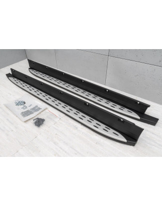MERCEDES GLA H247 2020+ PEDANE LATERALI SOTTOPORTA (Cod. AP-7241-352B2_A4x4)