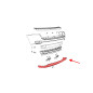 JEEP COMPASS E 2011-2017 SPOILER POSTERIORE PARAURTI 68109902AA (Cod. AP-E162-777F4_A4x4)