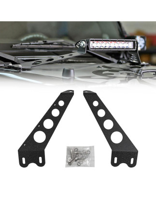 JEEP WRANGLER JK 2007-2018 SUPPORTO LUCI AGGIUNTIVI PER MASCE 10,5" (Cod. AP-539C-5249C_A4x4)