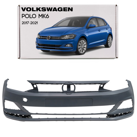 VOLKSWAGEN POLO MK6 VI 2017-2021 PRE-RESTYLING PARAURTI ANTERIORE 2G0807217GRU (Cod. AP-56746_A4x4)