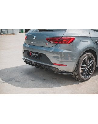 Splitters posteriori laterali SEAT Leon Mk3 FR Facelift (Cod. M-SE-LE-3F-FR-RSD1G)