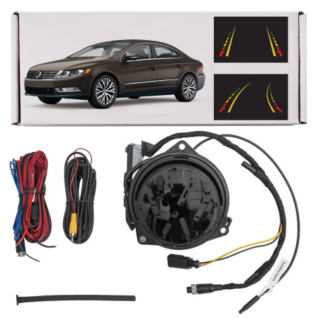 VW PASSAT CC 2008-2016 TELECAMERA POSTERIORE IN MANIGLIA PORTELLONE POSTERIORE FULL HD DINAMICI LINE