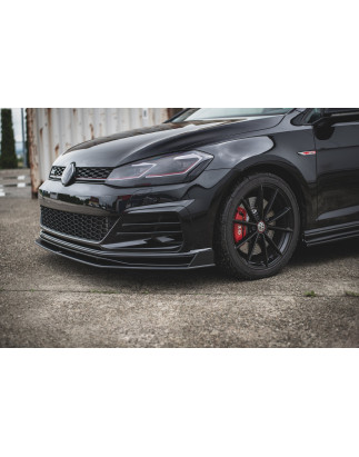 SPLITTER ANTERIORE street pro VW Golf 7 GTI TCR (Cod. M-VWGO7FGTITCRCNC-FD1B)
