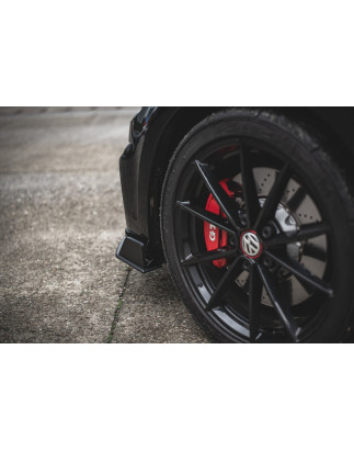SPLITTER ANTERIORE street pro VW Golf 7 GTI TCR (Cod. M-VWGO7FGTITCRCNC-FD1B)