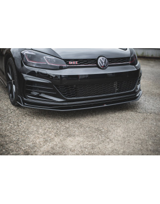 SPLITTER ANTERIORE street pro VW Golf 7 GTI TCR (Cod. M-VWGO7FGTITCRCNC-FD1B)