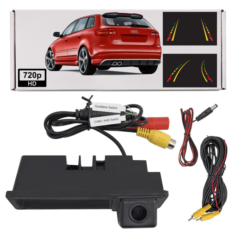 AUDI RS3 8PA 2011-2012 TELECAMERA POSTERIORE FULL HD DINAMICI LINEE INTEGRATA CON MANIGLIA PORTELLON