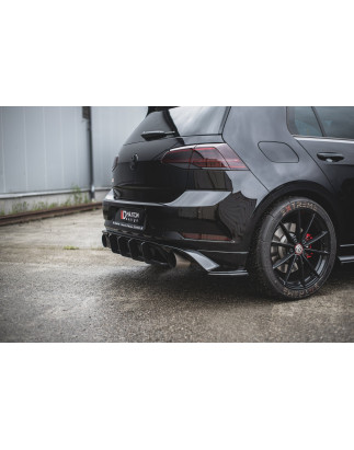 DIFFUSORE POSTERIORE street pro VW Golf 7 GTI TCR (Cod. M-VWGO7FGTITCRCNC-RS1B)