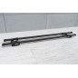 VOLKSWAGEN SHARAN II 7N 2010+ PORTAPACCHI TETTO TRAVERSE BASE 130 CM NERI IN ACCIAIO (Cod. AP-56704_