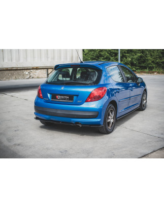 Splitters posteriori laterali Peugeot 207 Sport (Cod. M-PE-207-SPORT-RSD1G)