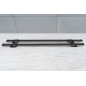 VOLKSWAGEN SHARAN II 7N 2010+ PORTAPACCHI TETTO TRAVERSE BASE 130 CM NERI IN ACCIAIO (Cod. AP-56704_