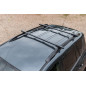 VOLKSWAGEN SHARAN II 7N 2010+ PORTAPACCHI TETTO TRAVERSE BASE 130 CM NERI IN ACCIAIO (Cod. AP-56704_