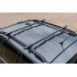 VOLKSWAGEN TIGUAN II AD1 2016+ PORTAPACCHI TETTO TRAVERSE BASE 130 CM NERI IN ACCIAIO (Cod. AP-56706