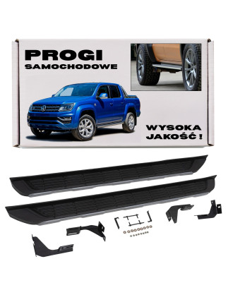 VOLKSWAGEN AMAROK E 2009-2020 PEDANE LATERALI SOTTOPORTA (Cod. AP-6ED4-948AA_A4x4)