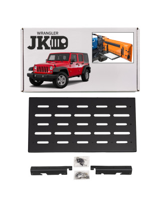JEEP WRANGLER JK 2007-2018 CAPPELLIERA TAVOLO PORTELLONE BAGAGLIAIO LISCIA (Cod. AP-8FD0-47003_A4x4)