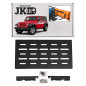 JEEP WRANGLER JK 2007-2018 CAPPELLIERA TAVOLO PORTELLONE BAGAGLIAIO LISCIA (Cod. AP-8FD0-47003_A4x4)