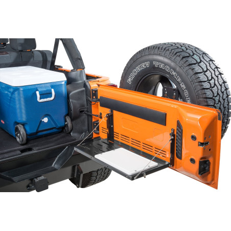 JEEP WRANGLER JK 2007-2018 CAPPELLIERA TAVOLO PORTELLONE BAGAGLIAIO LISCIA (Cod. AP-8FD0-47003_A4x4)