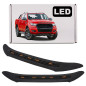 FORD RANGER T7 2016-2023 DEFLETTORE COFANO CON LED (Cod. AP-541B-88313_A4x4)