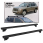JEEP COMPASS E MK49 2007-2010 PRE-RESTYLING TRAVERSE TETTO TRASVERSALI NERI OE 82209622 (Cod. AP-625