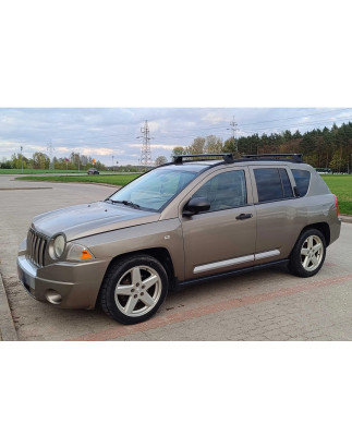JEEP COMPASS E MK49 2007-2010 PRE-RESTYLING TRAVERSE TETTO TRASVERSALI NERI OE 82209622 (Cod. AP-625