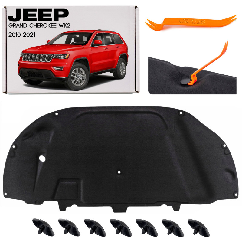 JEEP GRAND CHEROKEE IV WK2 2010-2021 PANNELLO FONOASSORBENTE COFANO 68265872AA (Cod. AP-7E36-92546_A JEEP GRAND CHEROKEE IV WK2 2010-2021 PANNELLO FONOASSORBENTE COFANO 68265872AA (Cod. AP-7E36-92546_A