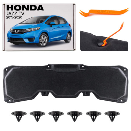 HONDA JAZZ IV 2015-2020 PANNELLO FONOASSORBENTE COFANO KIT CON CLIP 74141T5RA00 (Cod. AP-2EDE-979F5_
