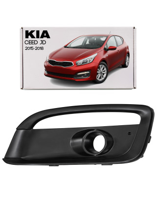 KIA CEED II JD 2015-2018 RESTYLING CORNICE FENDINEBBIA GRIGLIA PARAURTI ANTERIORE SINISTRA 86563A261
