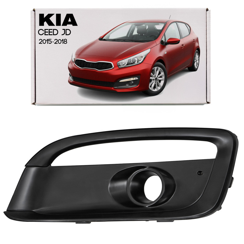 KIA CEED II JD 2015-2018 RESTYLING CORNICE FENDINEBBIA GRIGLIA PARAURTI ANTERIORE SINISTRA 86563A261
