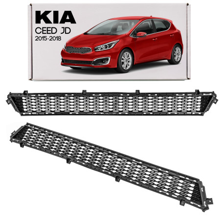 KIA CEED II JD 2015-2018 RESTYLING GRIGLIA CENTRALE PARAURTI 86560A2600 (Cod. AP-5AC4-8143B_A4x4)