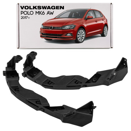VOLKSWAGEN POLO MK6 VI AW 2017+ SUPPORTO FARO GUIDA ANTERIORE FARI SINISTRO 2G0805071B (Cod. AP-57BB