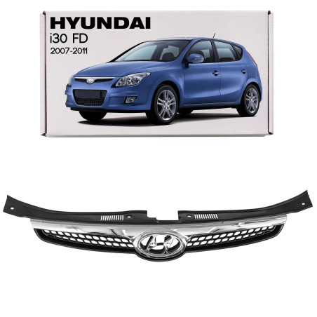 HYUNDAI I30 E 2007-2011 MASCHERINA RADIATORE MASCHERINA ANTERIORE CROMATO 863512L000 863522L000 (Cod
