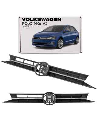 VOLKSWAGEN POLO MK6 VI 2017-2021 PRE-RESTYLING MASCHERINA RADIATORE MASCHERINA ANTERIORE 2G0853651N 
