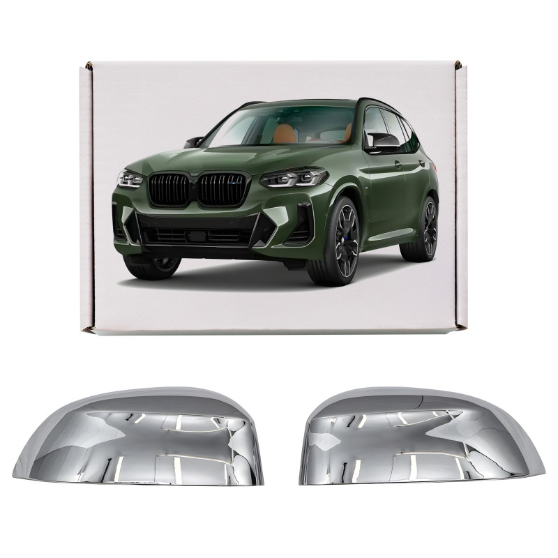 BMW X3 G01 2017+ CALOTTE SPECCHI CROMATE (Cod. AP-4991-2707D_A4x4)