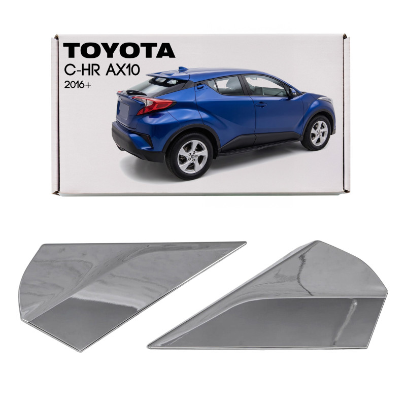 TOYOTA C-HR AX10 2016+ CROMATI RIVESTIMENTI PER MONTANTE PORTELLONE POSTERIORE (Cod. AP-F6FC-1654F_A