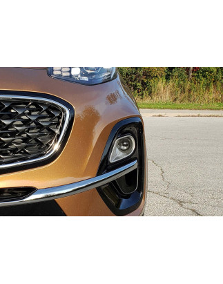 KIA SPORTAGE IV QL 2018-2021 RESTYLING CORNICE FARI FENDINEBBIA GRIGLIA PARAURTI ANTERIORE SINISTRA 