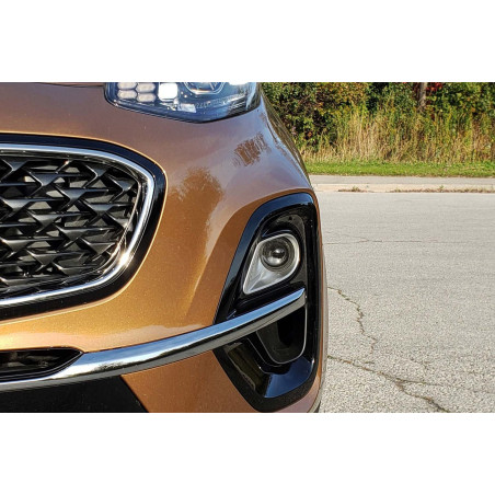 KIA SPORTAGE IV QL 2018-2021 RESTYLING CORNICE FARI FENDINEBBIA GRIGLIA PARAURTI ANTERIORE SINISTRA 