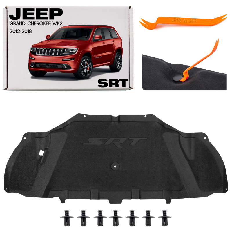 JEEP GRAND CHEROKEE IV WK2 SRT 2012-2018 PRE-RESTYLING PANNELLO FONOASSORBENTE COFANO 68088724AD (Co