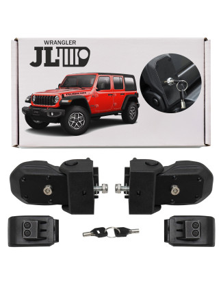 JEEP WRANGLER JL 2018+ CHIUSURA LATERALI COFANO PER CHIAVE 68240952AD (Cod. AP-98B8-29171_A4x4)