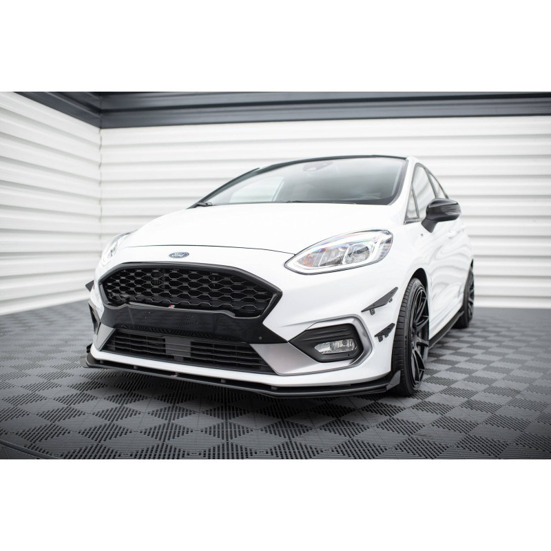 SPLITTER ANTERIORE street pro + Flaps Ford Fiesta Mk8 ST / ST-Line (Cod. M-FOFI8STCNC-FD1B+FSF1G)