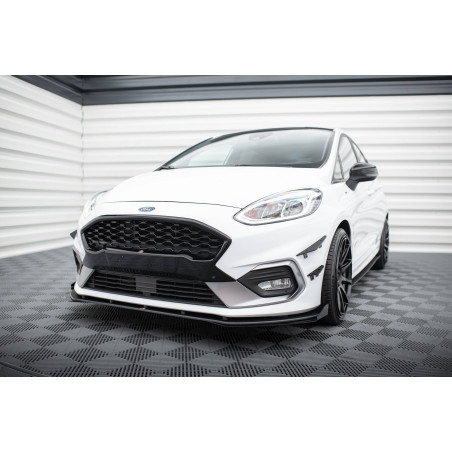 SPLITTER ANTERIORE street pro + Flaps Ford Fiesta Mk8 ST / ST-Line (Cod. M-FOFI8STCNC-FD1B+FSF1G)