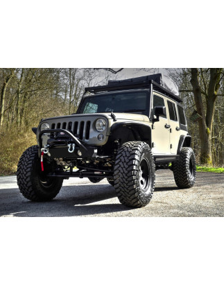 JEEP WRANGLER JK 2007-2018 4 PORTE ROLL BAR LATERALI SLIDER (Cod. AP-7E09-224C3_A4x4)