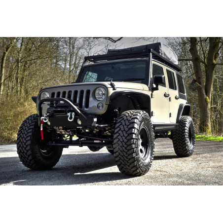JEEP WRANGLER JK 2007-2018 4 PORTE ROLL BAR LATERALI SLIDER (Cod. AP-7E09-224C3_A4x4)