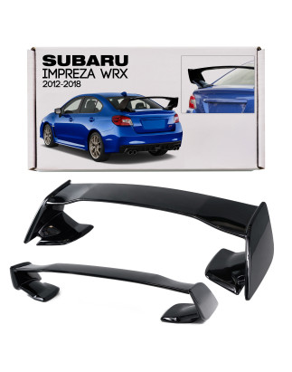 SUBARU IMPREZA WRX 2012-2018 SPOILER POSTERIORE STILE STI NERO VERNICIATO PIANO BLACK (Cod. AP-B470-