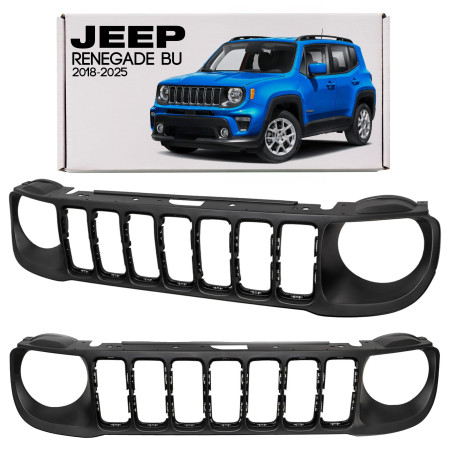 JEEP RENEGADE E BU 2018-2025 RESTYLING MASCHERINA NERO 6VN65LXHAA (Cod. AP-B719-988AD_A4x4)