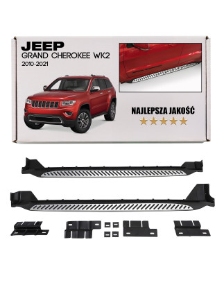JEEP GRAND CHEROKEE IV WK2 2010-2021 PEDANE LATERALI SOTTOPORTA (Cod. AP-F63E-641E0_A4x4)