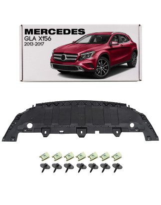MERCEDES GLA X156 2013-2017 PRE-RESTYLING PROTEZIONE PARAURTI ANTERIORE CON KIT VITI A1568850036 (Co